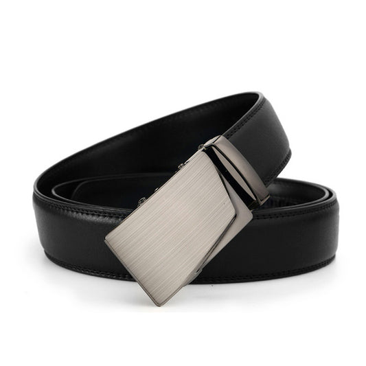 Cinto De Diseño. Cuero Doble, Ajuste perfecto, hebilla automática