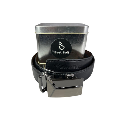 Cinto De Diseño. Cuero Doble, Ajuste perfecto, hebilla automática .