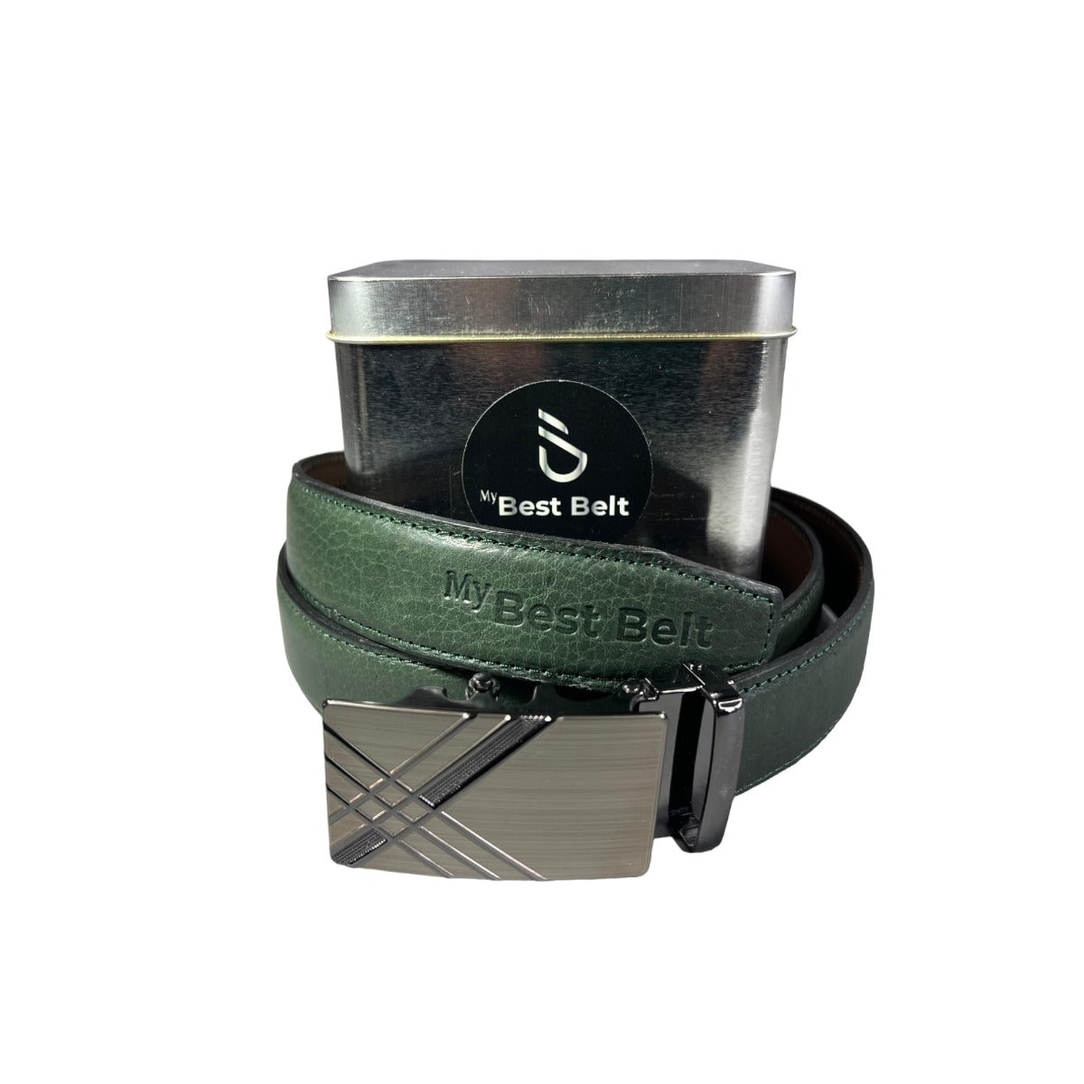 Cinto De Diseño. Cuero Doble, Ajuste perfecto, hebilla automática.