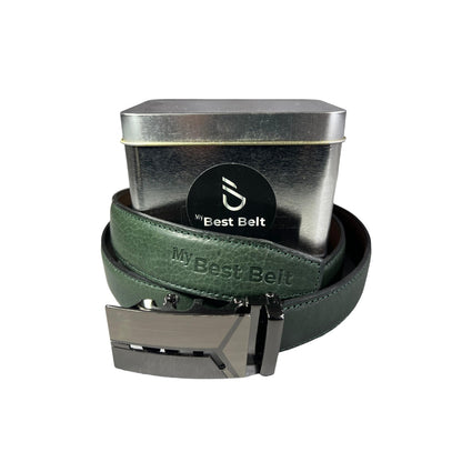 Cinto De Diseño. Cuero Doble, Ajuste perfecto, hebilla automática .