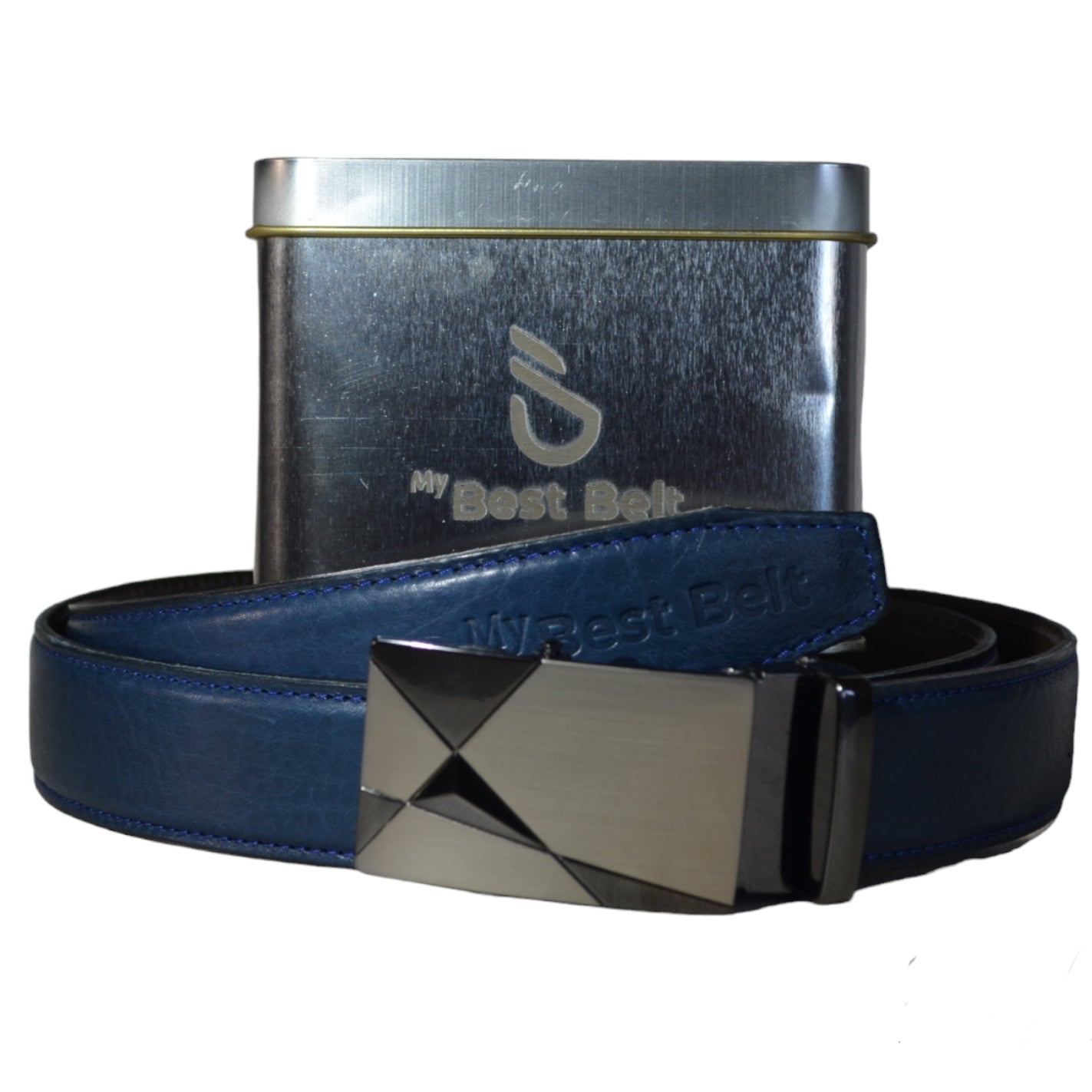 Cinto y  Diseño. Cuero Doble, Ajuste perfecto, hebilla automática